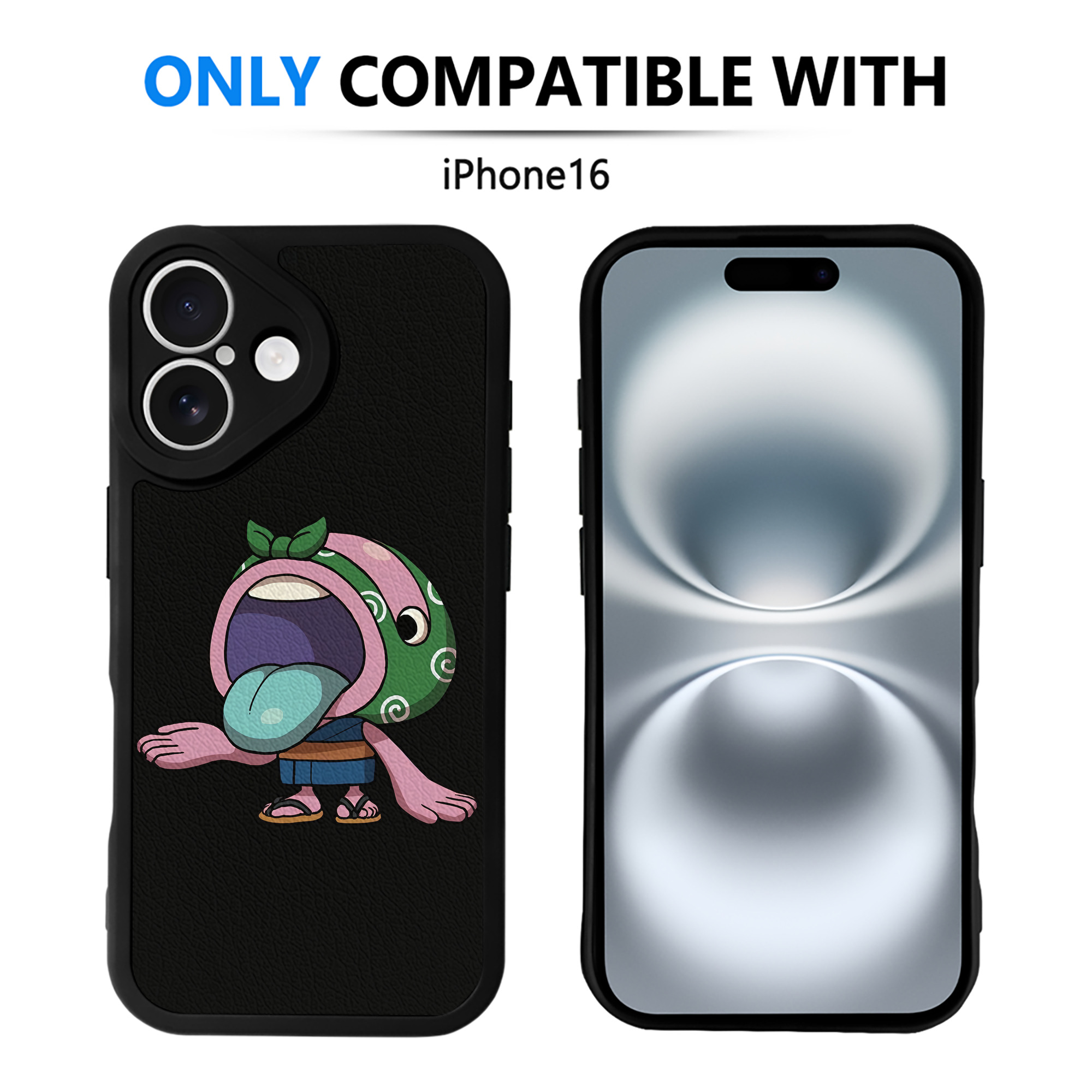 （画像用） 妖怪ウォッチ Yo-kai Watch 【iPhone 16シリーズ対応】シリコンスマホケース（レザー調） 材質：シリコン